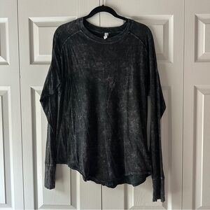 Zella Charcoal Long Sleeve Tee